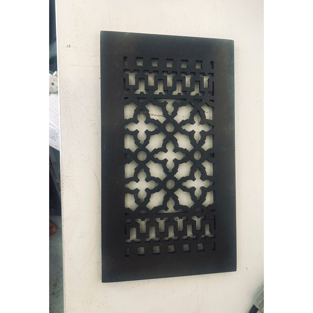 Reggio Registers oil rubbed bronze Heavy Cast Iron Vent Cover - 8” x 14” 612B
